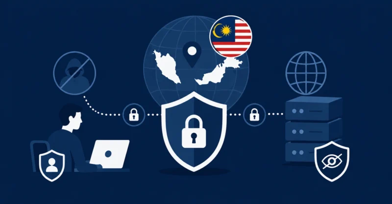 hide.me VPN review showing a privacy focused encrypted connection hiding user identity online